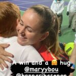 Marie Bouzková Instagram - Keep fighting💪🏼 Thank you for your support tonight!🥰🐬 @bnpparibasopen