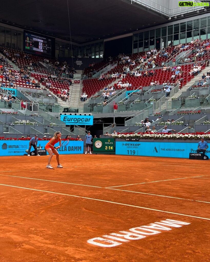 Marie Bouzková Instagram - Moments in the Magic Box✨🤩 Thank you Madrid for another exciting week! @mutuamadridopen nos vemos el año que viene🙏🏼🐬 Caja Mágica