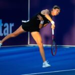 Marie Bouzková Instagram - Enjoying the journey🙏🏼 Thank you Doha and #QatarTotalEnergiesOpen @qatartennis 😍🌴✌🏼Dekujii @marketavondrousova 🚂🇨🇿