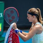 Marie Bouzková Instagram - No matter what it’s always the happy slam😊🫶🏼🐬 @australianopen See you soon!☀️❄️🔥☔️ Gracias por jugar señorita Camila🙏🏼 @_camilaosorio_ Photo credits: Kevin Peterson