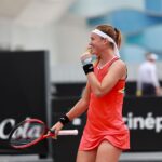 Marie Bouzková Instagram - So happy to be back competing🤗🙏🏼 Second round tomorrow🐬 @gdlopen Que bonito es jugar aqui🥰 GDL Open