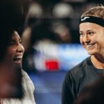 Marie Bouzková Instagram - First week of 2024🤗 Thank you @asbclassic for hosting such a welcoming event and to everyone who came to support us during the week! Can’t wait to be back and get more manuka honey😋🍯🐬 ASB Tennis Arena