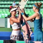 Marie Bouzková Instagram - First time in Seoul and definitely coming back!😍👌🏼 Thank you @koreaopentennis for your hospitality and Korean fans🇰🇷🫶🏼🐬 also a big thank you to @matteksands for playing with me and congratulations for title #30🔥💪🏼 Olympic Park, Seoul