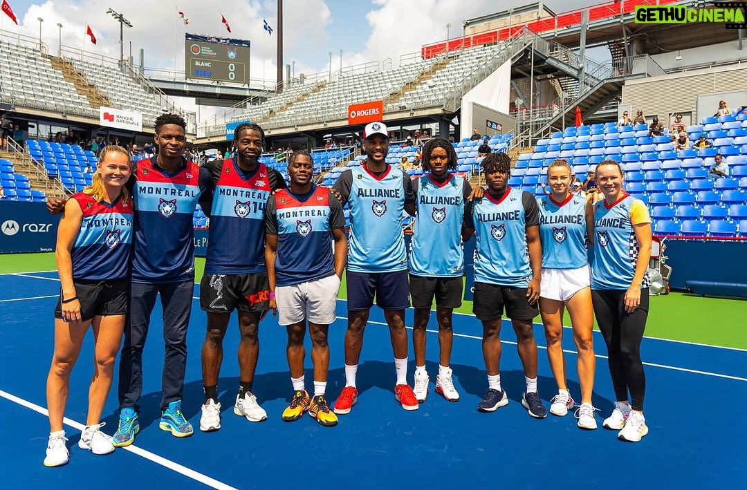 Marie Bouzková Instagram - Merci Montreal, it was so fun playing here!🤗 This week had a bit of everything, lets repeat it in 2 years again🤩🎾🏃🏼♀️☔️ @alliancemontreal 🏀 @obnmontreal 🙏🏼🐬 Iga Stadium