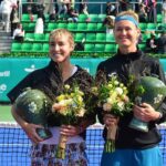 Marie Bouzková Instagram - First time in Seoul and definitely coming back!😍👌🏼 Thank you @koreaopentennis for your hospitality and Korean fans🇰🇷🫶🏼🐬 also a big thank you to @matteksands for playing with me and congratulations for title #30🔥💪🏼 Olympic Park, Seoul