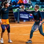 Marie Bouzková Instagram - Fun days in Rome🥰 Thank you partner @matteksands for not only sweet things on the court but also off!😂💪🏼 Can’t wait to play infront of Italian fans next year already @internazionalibnlditalia 🤗 Soon @rolandgarros !🤜🏼🤛🏼🐬 Foro Italico