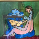 Mariel Molino Instagram - “The Muse” my Picasso knock off by yours truly 🎨