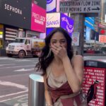 Mariel Molino Instagram - The Watchful Eye premieres TONIGHT at 9PM on @freeform and tomorrow on @hulu I am a well of emotions and can’t begin to express but I feel incredibly grateful and theres a billboard on times square?! I used to be a nanny for so many years trying to act and now im playing a very shady nanny and I love this show and everyone behind it who killed it in vancouver and new york Thank you @emilyfoxy821 and @freeform for trusting me with Elena and Julie Durk, Nina, Andrea, Ryan and Jeffrey and @rooneycasting So many people involved in creating ELENA @amandamcgowanmakeup @ryguy99999 @goforcassie @lennyrosenfeld my amazing coaches @tashielias @jordanlaneshappell Welcome to the Greybourne You can check in but you can never check out Times Square - New York City