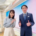 Mariko Dou Instagram - 昨日は「ワイド！スクランブル」で、大下アナウンサーの代理を担当致しました。 緊張しすぎてかなりあたふたしておりましたが、同期の佐々木アナがいてくれて本当に心強かったです…✨ 佐々木さん、ありがとうございました😭 それでは、素敵な週末をお過ごしください🎵 #ワイドスクランブル #同期 の #佐々木亮太 アナ #堂真理子 #テレビ朝日 #アナウンサー