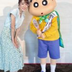 Mariko Dou Instagram – 昨日公開された「しん次元！クレヨンしんちゃん THE MOVIE 超能力大決戦〜とべとべ手巻き寿司〜」。本日は、公開記念舞台挨拶の司会を担当しました🎤　　　　　　　　　　　　　　主演のしんちゃんを始め、ゲスト声優の皆さん、レギュラー声優の皆さんが勢揃い！とても賑やかで楽しい舞台挨拶でした😊
大人の胸にもじーんと突き刺さる今作は、家族で楽しめること間違いなし✨夏休みの思い出に、是非しんちゃんの映画をご覧下さい🎵

 #映画
 #クレヨンしんちゃん
 #公開 記念
 #舞台挨拶
 #ゲスト声優 は
 #松坂桃李 さん
 #空気階段 さん
 #鬼頭明里 さん 
 #レギュラー 声優 は
 #小林由美子 さん
 #ならはしみき さん
 #こおろぎさとみ さん
 #堂真理子 #テレビ朝日 #アナウンサー