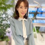 Mariko Dou Instagram - 今朝もアベモニ、ありがとうございました✨ 今日日中は日差しが暖かかったですね☀️来週は更に暖かくなるようです。 花粉が怖いです、、、😷 明日は「ワイド！スクランブル」、よろしくお願いします😌 #アベモニ #ありがとうございます #明日 は #ワイドスクランブル #よろしくお願いします #堂真理子 #テレビ朝日 #アナウンサー