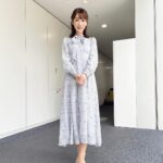 Mariko Dou Instagram - 金曜日の「ワイド！スクランブル」の衣装は、 ☆ワンピース… #laissepasse ☆アクセサリー… #starjewelry でした👗✨ 今日は立春、暦の上では春の始まりですね🌸 ただまだまだ寒いので、引き続き体調にはお気を付けて、暖かくしてお過ごしください♪ #大下容子ワイドスクランブル #ワイドスクランブル #ニュース #テレビ朝日 #堂真理子 #アナウンサー #アナウンサー衣装 #番組衣装 #今日 は #立春 ですね #春