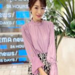 Mariko Dou Instagram - おはようございます！今朝目アベモニをご覧下さった皆さま、ありがとうございます✨ 暑さも落ち着いて、今日は穏やかな気候となりそうですね☀️ 今日も頑張っていきましょう♪ #おはようございます #アベモニ #ありがとうございます #今日 は #爽やか な #一日 #堂真理子 #テレビ朝日 #アナウンサー