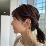Mariko Dou Instagram - 本日の「ワイド！スクランブル」の衣装は、 ☆ニット,ジャンパースカート… #proportionbodydressing ☆アクセサリー… #starjewelry でした👗✨ 今夜も寒いですね❄️ 引き続き、暖かくしてお過ごし下さい。 今週もお疲れ様でした😌 #大下容子ワイドスクランブル #ワイドスクランブル #ニュース #テレビ朝日 #堂真理子 #アナウンサー #アナウンサー衣装 #番組衣装