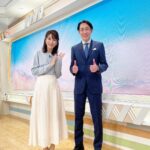 Mariko Dou Instagram - 昨日は「ワイド！スクランブル」で、大下アナウンサーの代理を担当致しました。 緊張しすぎてかなりあたふたしておりましたが、同期の佐々木アナがいてくれて本当に心強かったです…✨ 佐々木さん、ありがとうございました😭 それでは、素敵な週末をお過ごしください🎵 #ワイドスクランブル #同期 の #佐々木亮太 アナ #堂真理子 #テレビ朝日 #アナウンサー