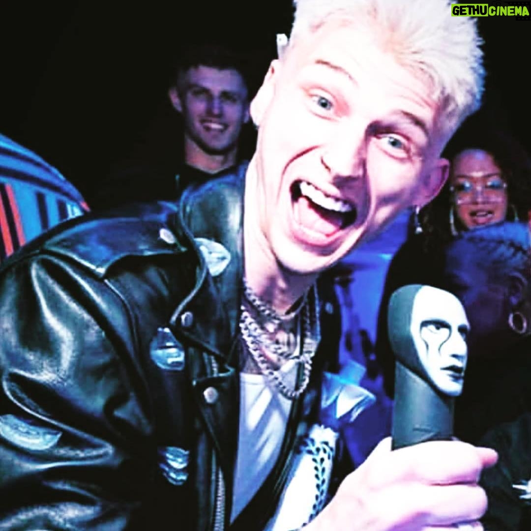 Marilyn Manson Instagram - Happy Birthday Colson. (Also that’s not a microphone.)#machinegunkelly