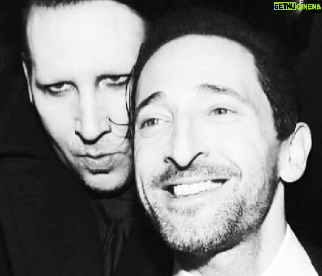 Marilyn Manson Instagram - SOS #summerofsam#adrienbrody#timetravel