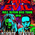 Marilyn Manson Instagram - THE MADNESS RETURNS! Marilyn Manson and Rob Zombie are hitting the road this summer with TWINS OF EVIL: HELL NEVER DIES TOUR 2019 Presale begins tomorrow Feb 20th @ 10am local time (presale password: SKELTER) until Feb 21st @ 10pm local. General tickets on sale Fri Feb 22nd @ 10am local Exclusive VIP packages will be available and announced soon! Check http://future-beat.com for updates TWINS OF EVIL: HELL NEVER DIES TOUR 2019 July 9 - Baltimore, MD - Royal Farms Arena July 10 - Allentown, PA - PPL Center July 12 - Huntington, WV - Big Sandy Superstore Arena July 13 - Cincinnati, OH - Riverbend Music Center July 14 - Evansville, IN - Ford Center July 16 - Rockford, IL - BMO Harris Bank Center July 17 - Bonner Springs, KS - Providence Medical Center Amphitheater July 21 - Council Bluffs, IA - WestFair Amphitheatre July 23 - Sioux Falls, SD - Denny Sanford Premier Center July 24 - Bismarck, ND - Bismarck Event Center July 25 - Billings, MT - Rimrock Auto Arena Aug 4 - Vancouver, BC - Rogers Arena Aug 6 - Saskatoon, SK - SaskTel Center Aug 7 - Winnipeg, MB - Bell MTS Place Aug 9 - Fargo, ND - Fargodome Aug 10 - Cedar Rapids, IA - US Cellular Center Aug 11 - Fort Wayne, IN - Allen County Coliseum Aug 13 - Grand Rapids, MI - Van Andel Arena Aug 14 - London, ON - Budweiser Gardens Aug 16 - Ottawa, ON - Richcraft Live at Canadian Tire Centre Aug 17 - Quebec, QC - Videotron Centre Aug 18 - Gilford, NH - Bank of New Hampshire Pavilion Visit http://www.marilynmanson.com for more info and ticket links!