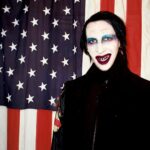 Marilyn Manson Instagram – RED BLACK AND BLUE (Photo by @lindsayusichofficial )