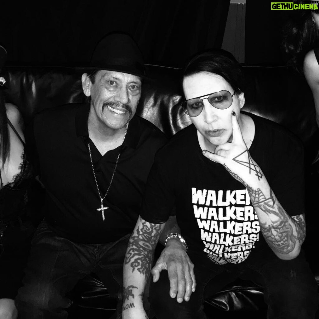 Marilyn Manson Instagram - Thanks Austin. And I’m so glad I got to see my friend Danny @officialdannytrejo