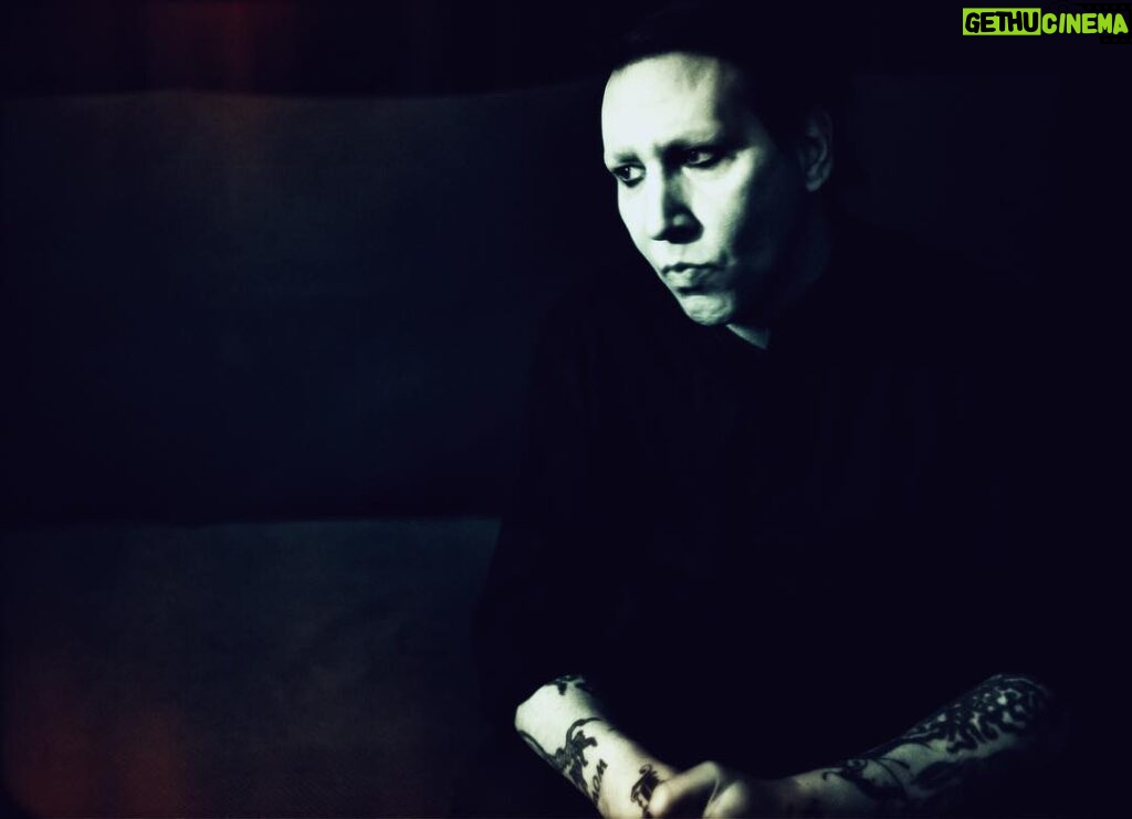 Marilyn Manson Instagram - I didn’t even know I was so despondent when this was taken#strainsofhorror