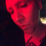 Marilyn Manson Instagram - If I am a ‘racecar’ in the red, then I am a palindrome?