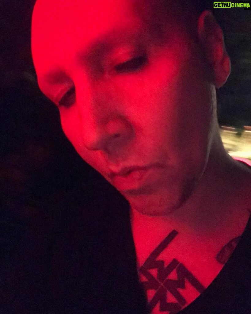 Marilyn Manson Instagram - If I am a ‘racecar’ in the red, then I am a palindrome?