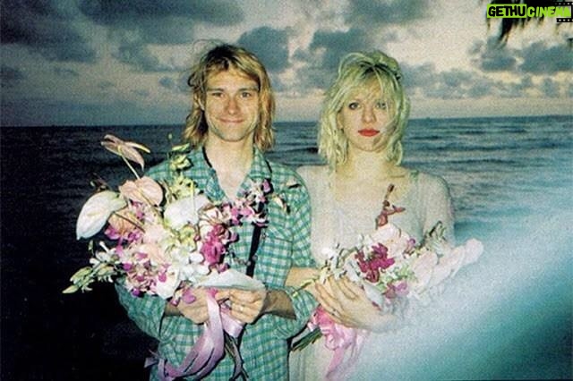 Marilyn Manson Instagram - A greater moment in time, music and love. When they were one. Happy birthday Kurt. Love to you C.