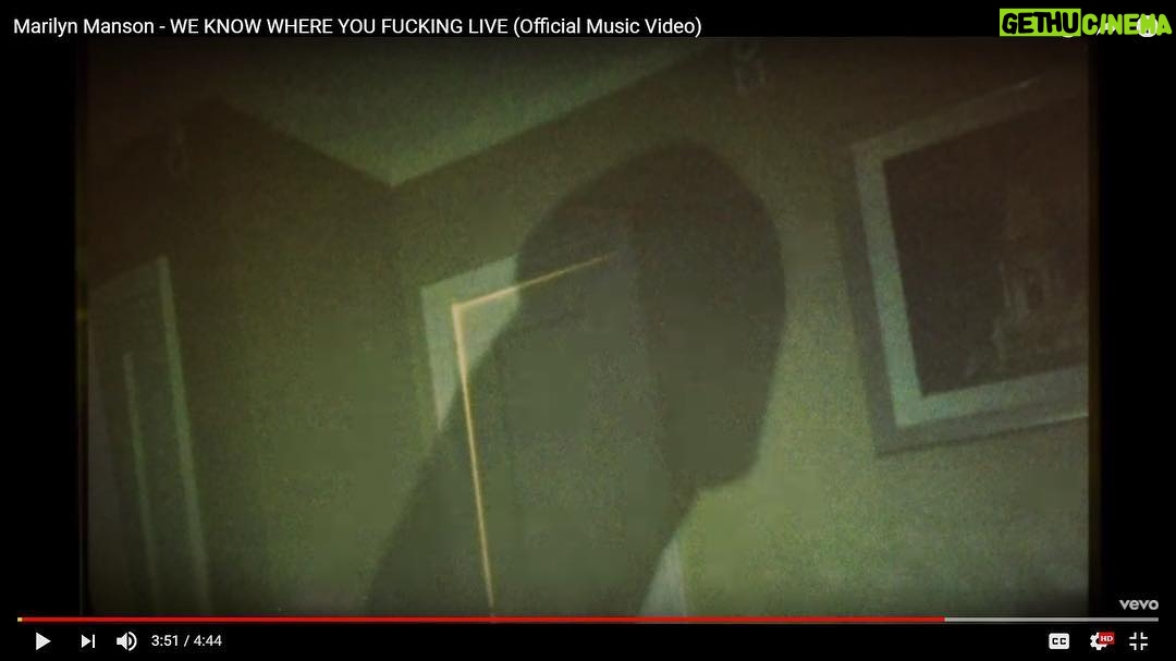Marilyn Manson Instagram - Shadowdick in Reverse.