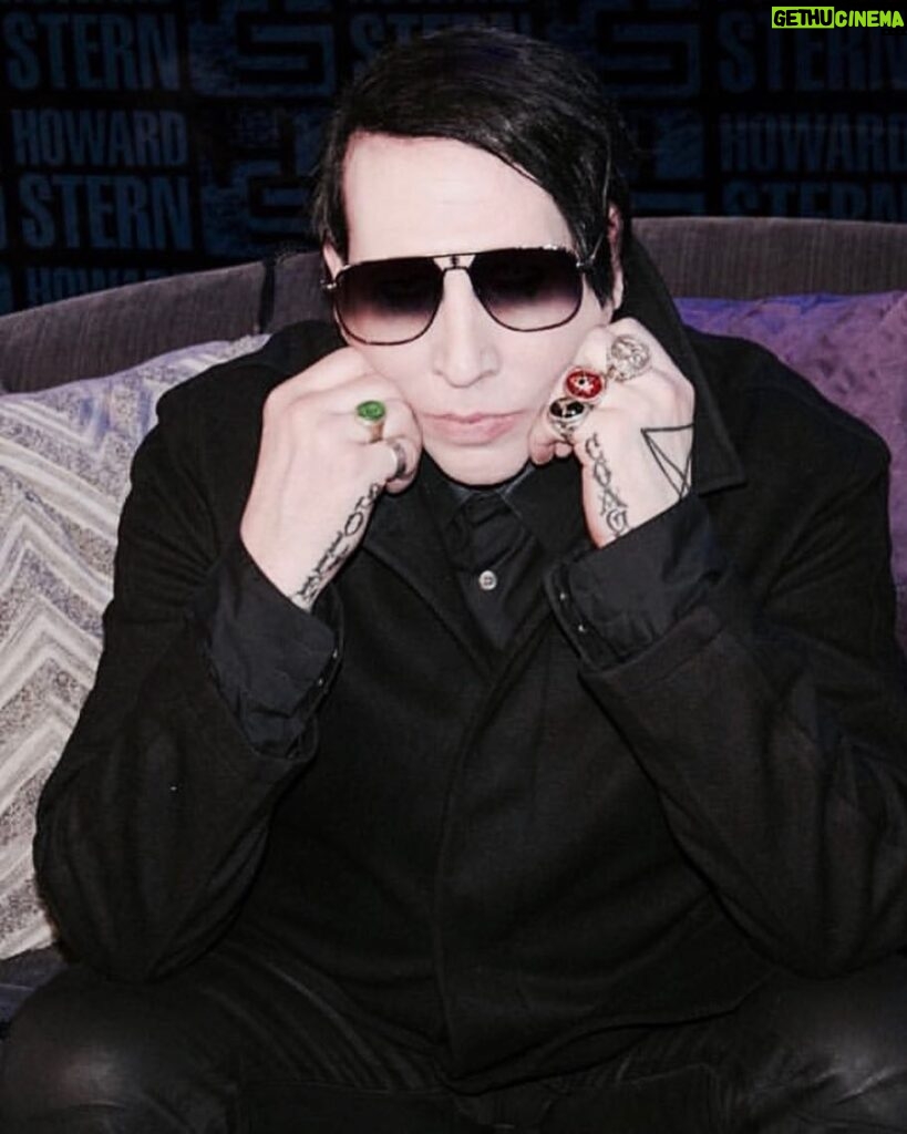 Marilyn Manson Instagram - Return to Stern. Best time I had with HS.