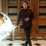 Marilyn Manson Instagram – I’ve got the whole world in my hands.  On set of THE NEW POPE.
