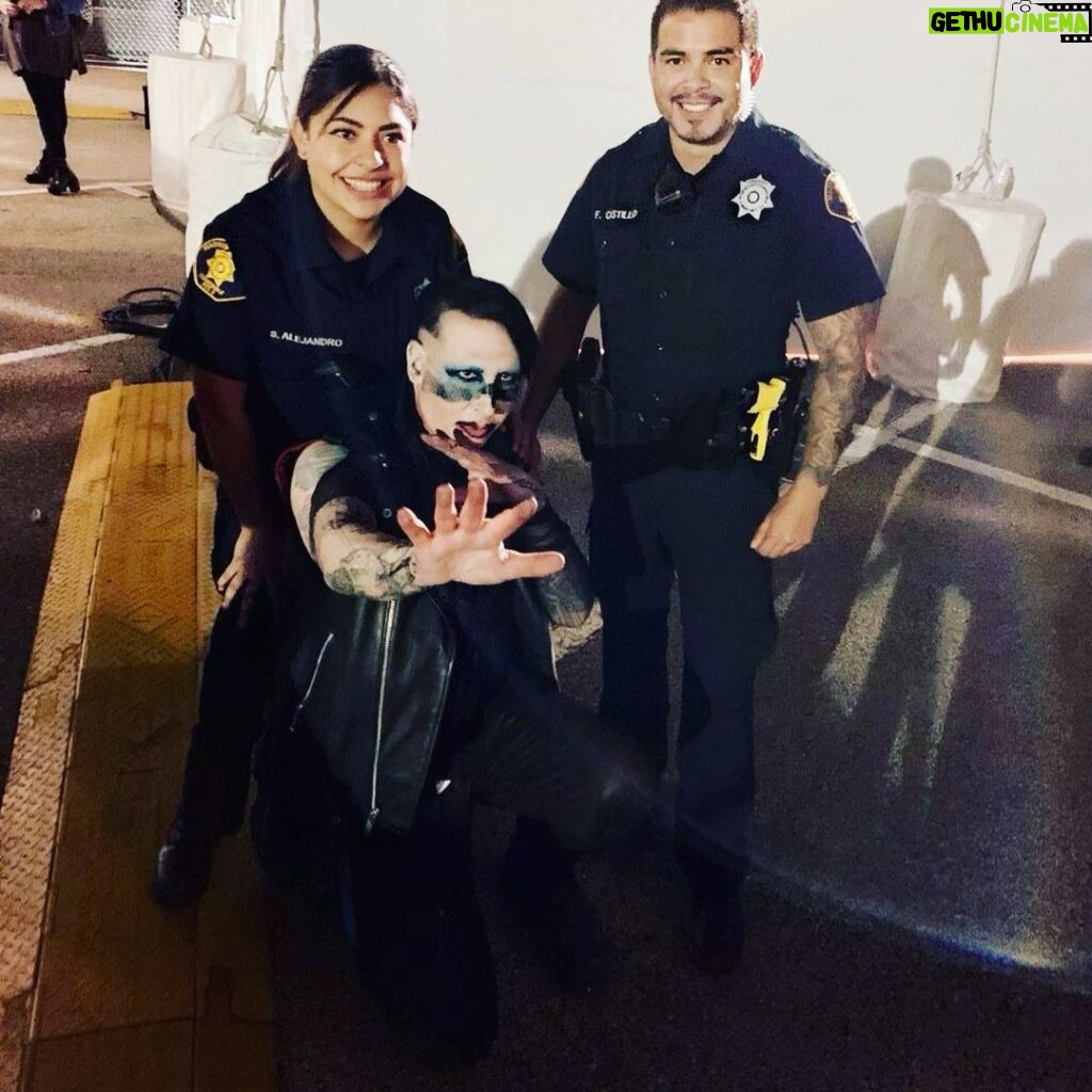 Marilyn Manson Instagram - ...make good looking models. Pic by #lindsayusich
