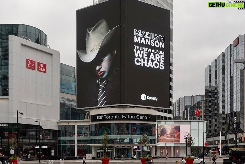 Marilyn Manson Instagram - Thank you @spotify New York & Toronto “WE ARE CHAOS” out now
