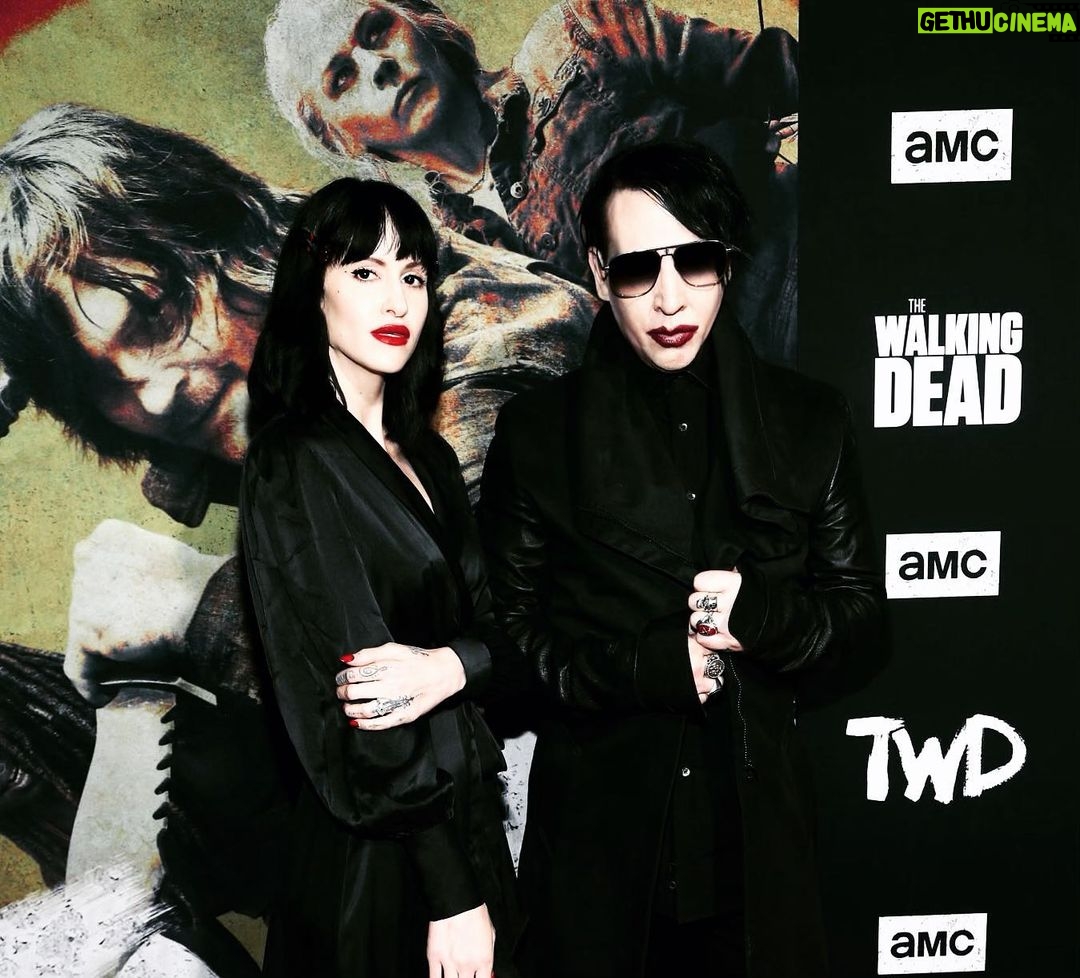 Marilyn Manson Instagram - M&L The Walking Goths #lindsayusich