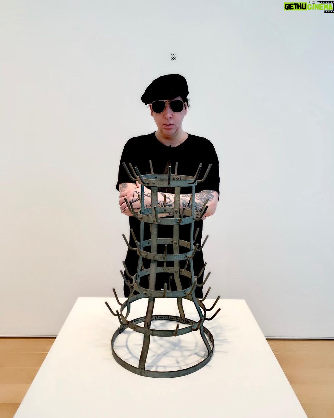 Marilyn Manson Instagram - Marcel Duchamp 105 years later. Photo #lindsayusich