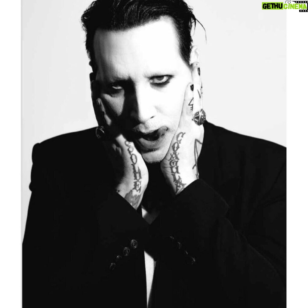 Marilyn Manson Instagram - Photographer: Marcus Cooper @marcuscooper Fashion: Cece Liu @cc_looo Casting: Julien Pineault @julienpineault Hair: Peter Savic @peter.savic Make Up: Joyce Bonelli @joycebonelli