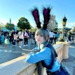Marina Yamada Instagram - . 🏰🩵 #ディズニー #ディズニーランド #dハロ #dハロ仮装 #ハロウィン #コスプレ #ズートピア #ジュディ #ズートピアコスプレ #シンデレラ城 #disney #disneyland #cosplay #halloween