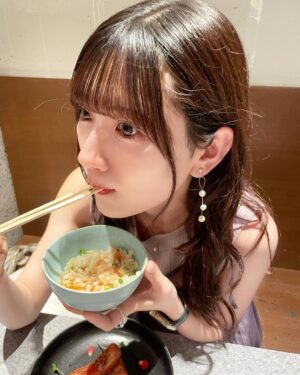 Marina Yamada Instagram - .
ゆいが誘ってくれて
１％の明太子ブランド『MENTIE』の
リリースイベントに行ってきました⠉̮⃝︎︎

お茶漬けとかパスタとか
明太子料理を堪能させて頂きました..
おいしすぎた。ご馳走様でした🥹♡ ̖́-
@mentie.jp 

16時からオンライン販売開始したみたいなので
是非みんなも食べてみてね🤍

#MENTIE #メンタイ #明太子