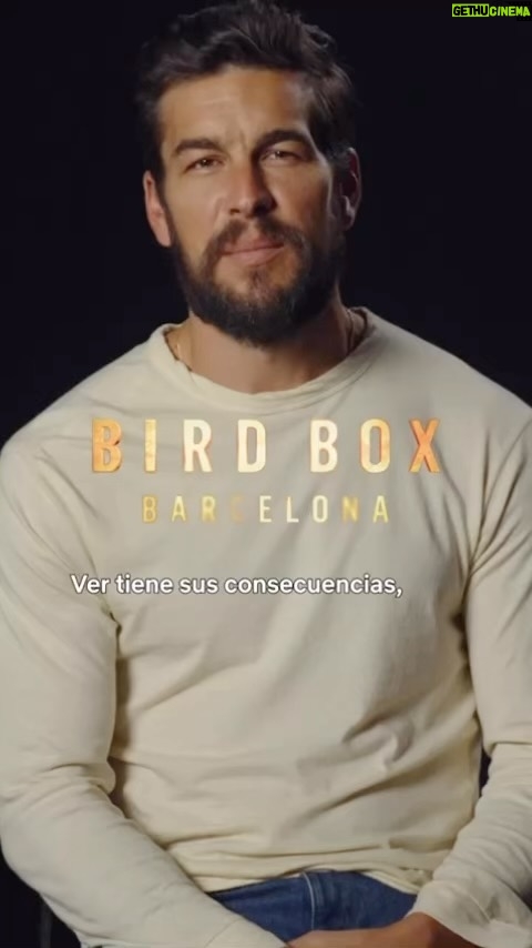 Mario Casas Instagram - Ya están aquiiiiiiiiiiiii… ¿Te atreves a ver? #birdboxbarcelona ya está disponible, solo en Netflix.