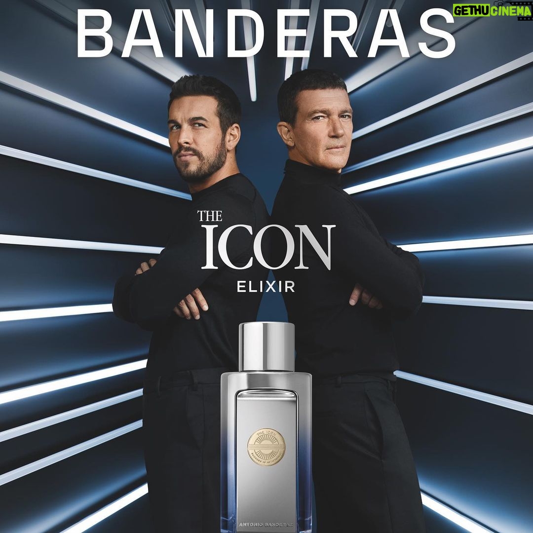 Mario Casas Instagram - Descubre el nuevo The ICON Elixir junto a mi amigo @mario_houses con esencia de madera especiada. Un perfume más intenso para dejar huella. 👉 smarturl.it/ICONELIXIR Find out the new ICON Elixir with my friend #MarioCasas with spiced wood essence. A more intense perfume to leave a print. #BANDERASperfumes #THEICONattitude