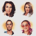 Mariya Agapova Instagram - Спасибо за этот потрясающий арт @themmamafia 😻💫 Thank you for this amazing art @themmamafia 😻💫 #art #picture #fighters