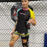Mariya Agapova Instagram - Спасибо @sanabul за этот потрясающий рашгард. 🤩 Thank to @sanabul for that amazing rash guard 🤩 #mma #jiujitsu #training Att Sunrise