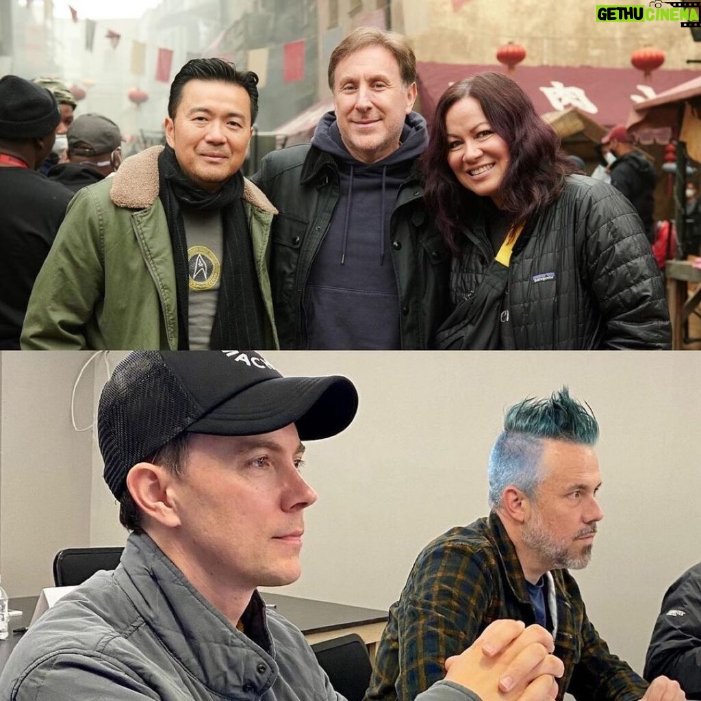 Mark Dacascos Instagram - The wonderful producing team that brought us WARRIOR S3 @streamonmax 🙏🏽❤️🤙🏽 Repost from @tropperj • Warrior is back! And I need to acknowledge this producing team that made it happen. Top left is the great @justinlin , the man who brought me into the mix, and who has become a close friend and mentor. Even while he’s directing massive blockbusters and running his company, Justin makes Warrior a priority, and he is always there for us when we need his expertise, pushing us to be better at every turn. Next to me on the other side is the magnificent @therealshannonlee , Bruce Lee’s daughter and guardian of his life’s work, who granted us access to her father’s original treatment and notes, blessed my somewhat unorthodox take on them, and served as a guide and advisor as we built the show. Shannon approaches everything with a sense of calm and wisdom, teaching us all to “be like water,” and giving us the confidence to shoulder the weight of Bruce Lee’s immense legacy. In Season 3, she wore a few other hats as well. The happiest days on set are the days when Shannon is around. She is the soul of our show. I will be forever grateful to Shannon and Justin for bringing me into the fold, and for our long-standing partnership. The two guys below are Josh Stoddard and Evan Endicott, a writing team who have been with me since Season 1 of Warrior. When I couldn’t be in Cape Town for Season 3, these two stepped in to take over showrunning duties. Warrior is an insanely complicated and challenging production, and these guys made it all happen seamlessly. They are stellar humans with an inhuman work ethic, beloved by cast and crew, and their talent, passion, and hard work is evident in every frame of this season. #Showrunners. @jpstod and @microcosmic23 Warrior is here! @streamonmax