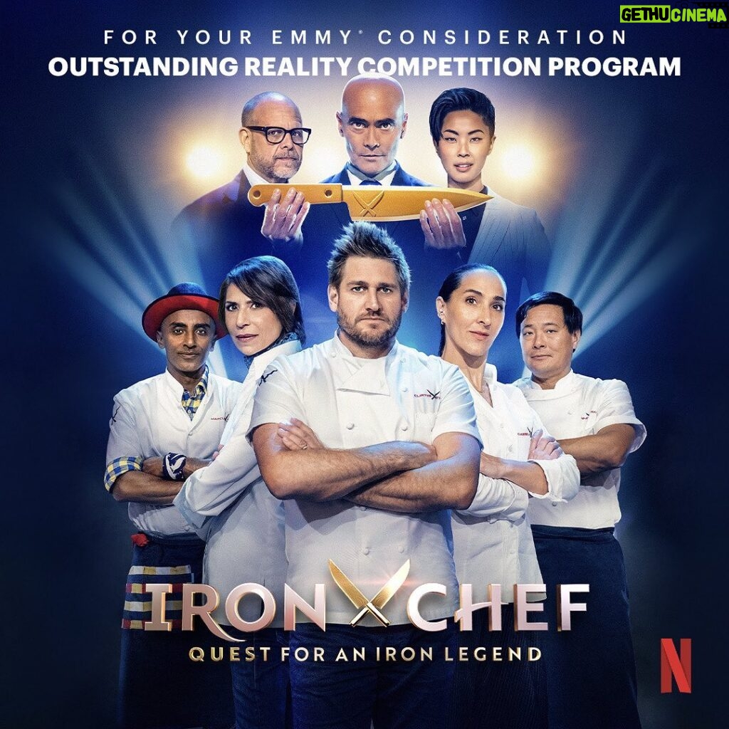 Mark Dacascos Instagram - Aloha! Hope you’re well. And if you’re looking for food and fun… Iron Chef: Quest for an Iron Legend @netflix @televisionacad #emmys #breathe #presence 🙏🏽❤️🤙🏽