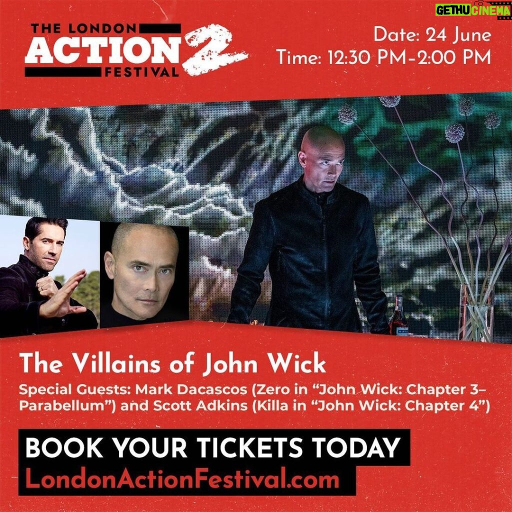 Mark Dacascos Instagram - Aloha! Hope you’re well. Will be with the incredible @thescottadkins 24 June at The London @theactionfestival Hope to see you there! 🙏🏽❤🤙🏽 #breathe #presence #gratitude