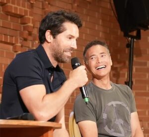 Mark Dacascos Instagram - Aloha! Last summer, had the joy of sharing the stage with the incredibly talented and kind @thescottadkins 💪🏽🙌🏽🔥❤️ @theactionfestival 🙏🏽❤️🤙🏽 

Repost from @thescottadkins
•
What a pleasure to share the stage with @dacascosmark at the @theactionfestival back in the summer. This man inspired me greatly and continues to do so.