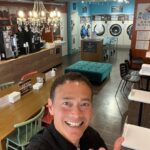 Mark Dacascos Instagram - Aloha from my favorite self-service, honor-system “Laundry-Café” in Tokyo 🇯🇵! Coffee or tea before work? 👍🏽🙏🏽❤️🤙🏽 #grateful #breathe #presence