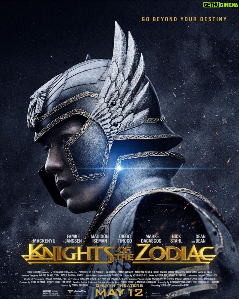 Mark Dacascos Instagram - Knights of the Zodiac Repost from @mackenyu.1116 • Every Legend has its Beginning. #KnightsoftheZodiac coming to theaters May 12. #KotZmovie