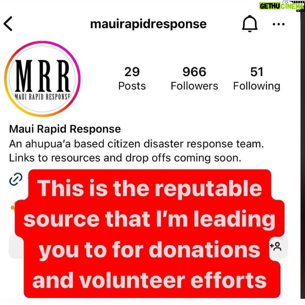 Mark Dacascos Instagram - #lahainafire #Maui Repost from @malikadudley • EVERYONE is asking for a reputable organization to donate money, supplies, services, etc… This is it. Be wary of social media and go fund me fundraisers. I’m not saying they aren’t legit but many of them are individuals working on their own to raise funds. This organization vets everything and connects those that need help with those that want help - right here on maui. mauirapidresponse.org Organizations to donate $$ to: @hawaiicommunityfoundation - Maui Strong @mauiunitedway @mauifoodbank