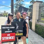 Mark Dacascos Instagram – Aloha! So happy to see @danielledipaolo @dianneldoan #sagaftrastrike #sagaftrastrong @sagaftra @wgawest @wgaeast #wgastrike #wgastrong